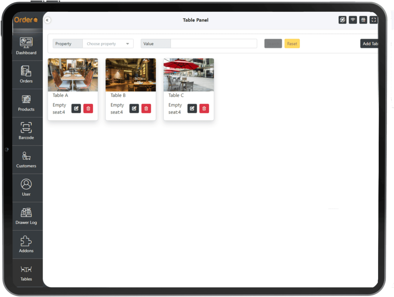 Table Management features for restaurant system by orderc - OrderC ระบบ ...