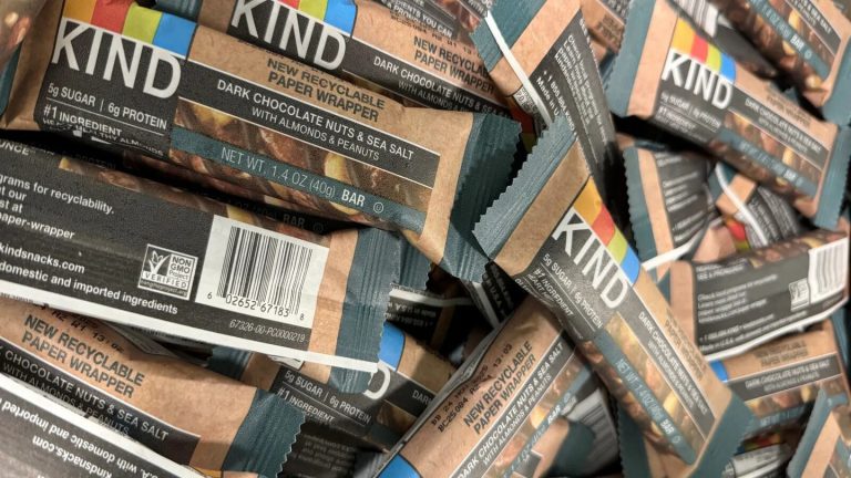 KIND ทดสอบห่อกระดาษกับช็อกโกแลตขายดีใน Whole Foods Market