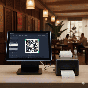 Restaurant POS system supports QR Code